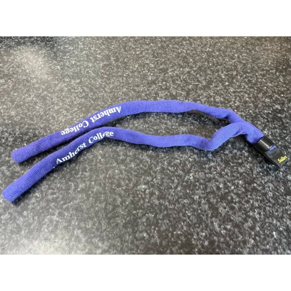 Vintage 1980's Amherst College Eyeglass Retainer Holder By Suiter's Made In USA - Picture 1 of 5